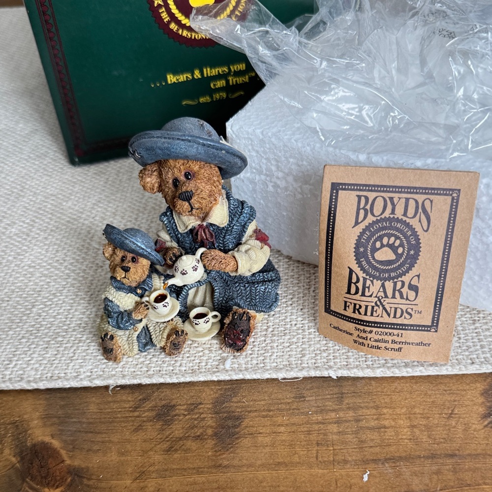 Boyds Bears “Fine Cup of Tea” Collectible